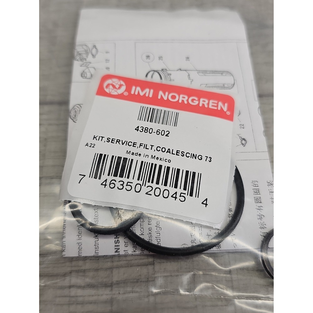 1PC NORGREN INC 4380-602 Repair Kit For F73C Series (Seal & Gasket) NOS